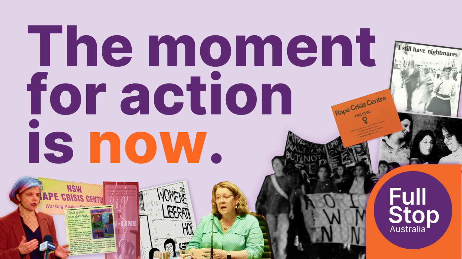 The moment for action is now